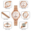 SKMEI 1658 dames montres marques luxe japon movt montres montres-bracelets en acier inoxydable